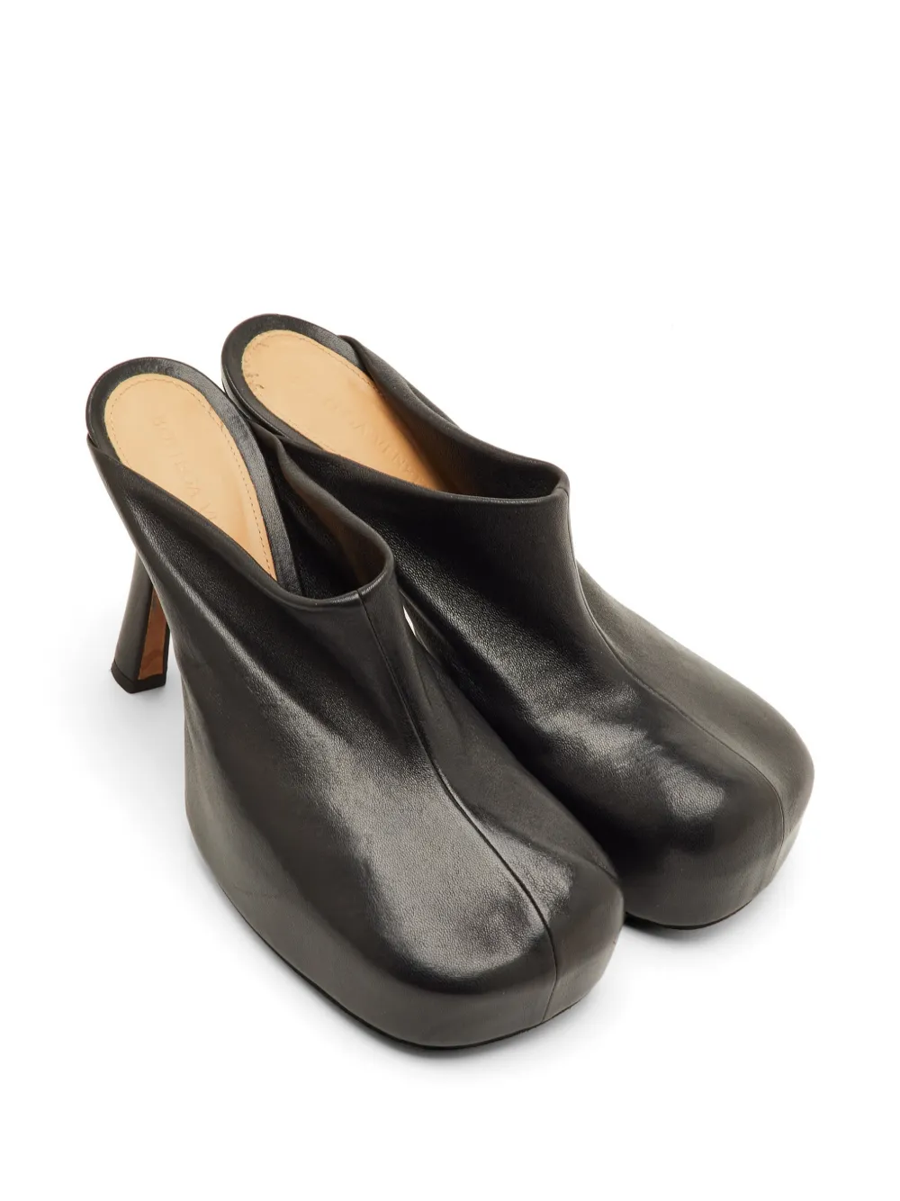 Bottega Veneta Pre-Owned Dot square toe mules - Nero