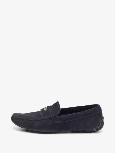 Prada Pre-Owned mocasines estilo slip-on de gamuza