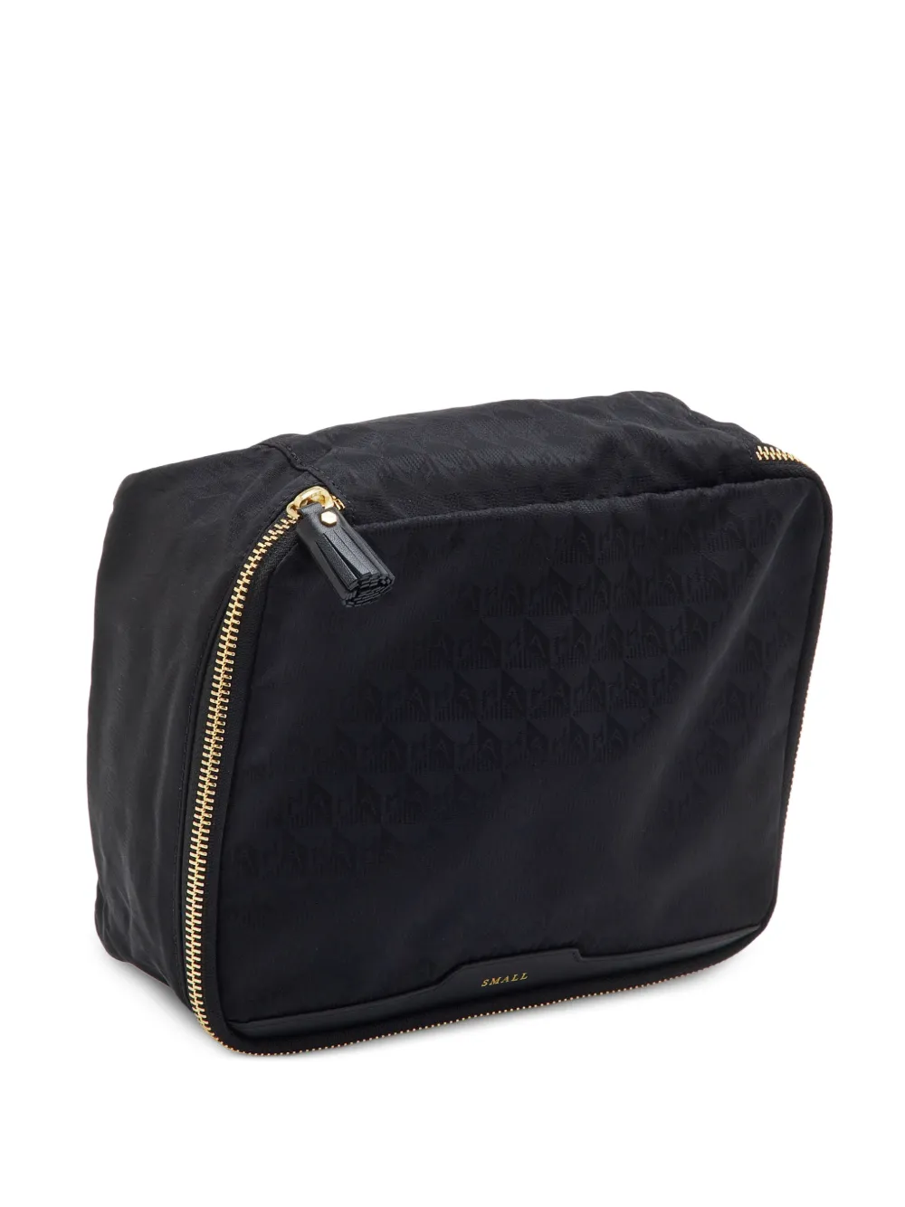 Anya Hindmarch Logo packing makeup bag - Nero