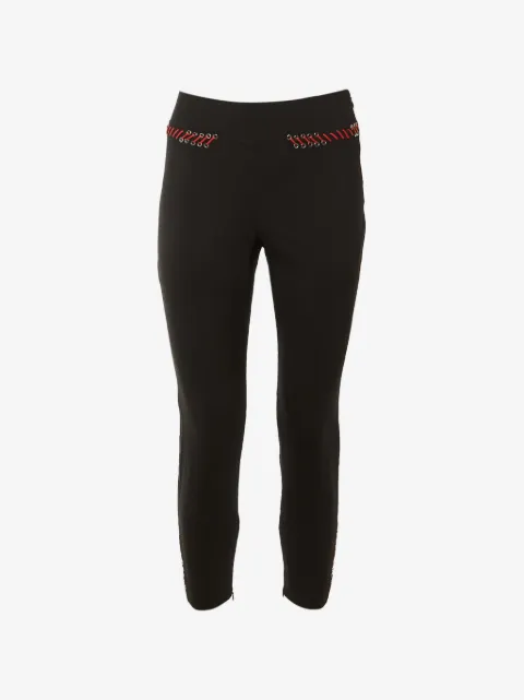 Alexander McQueen Pre-Owned braid-detail tailored trousers