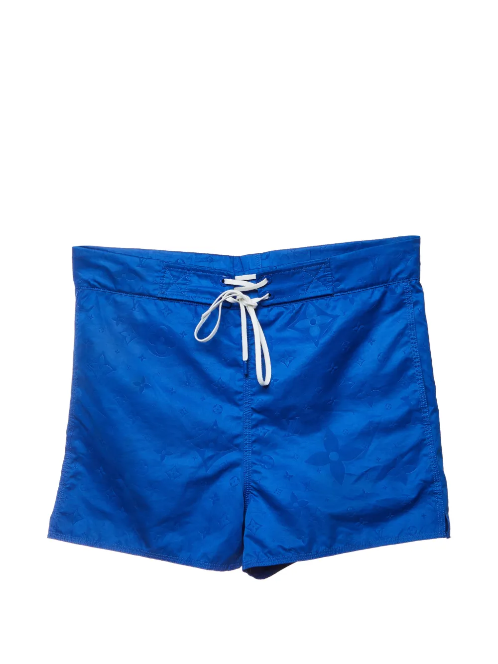 Louis Vuitton Pre-Owned monogram-pattern swim shorts - Blu