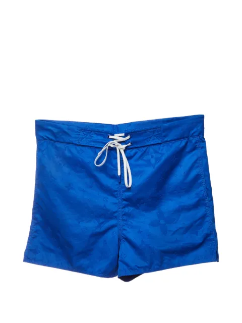 Louis Vuitton Pre-Owned short de bain à motif monogrammé
