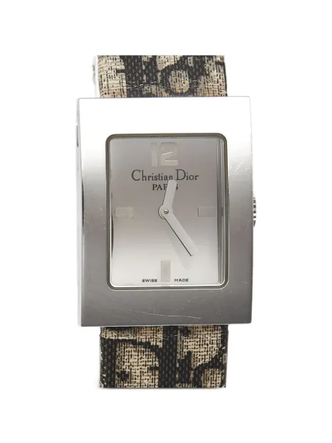 Christian Dior Pre-Owned Malice monogram-strap 19mm watch
