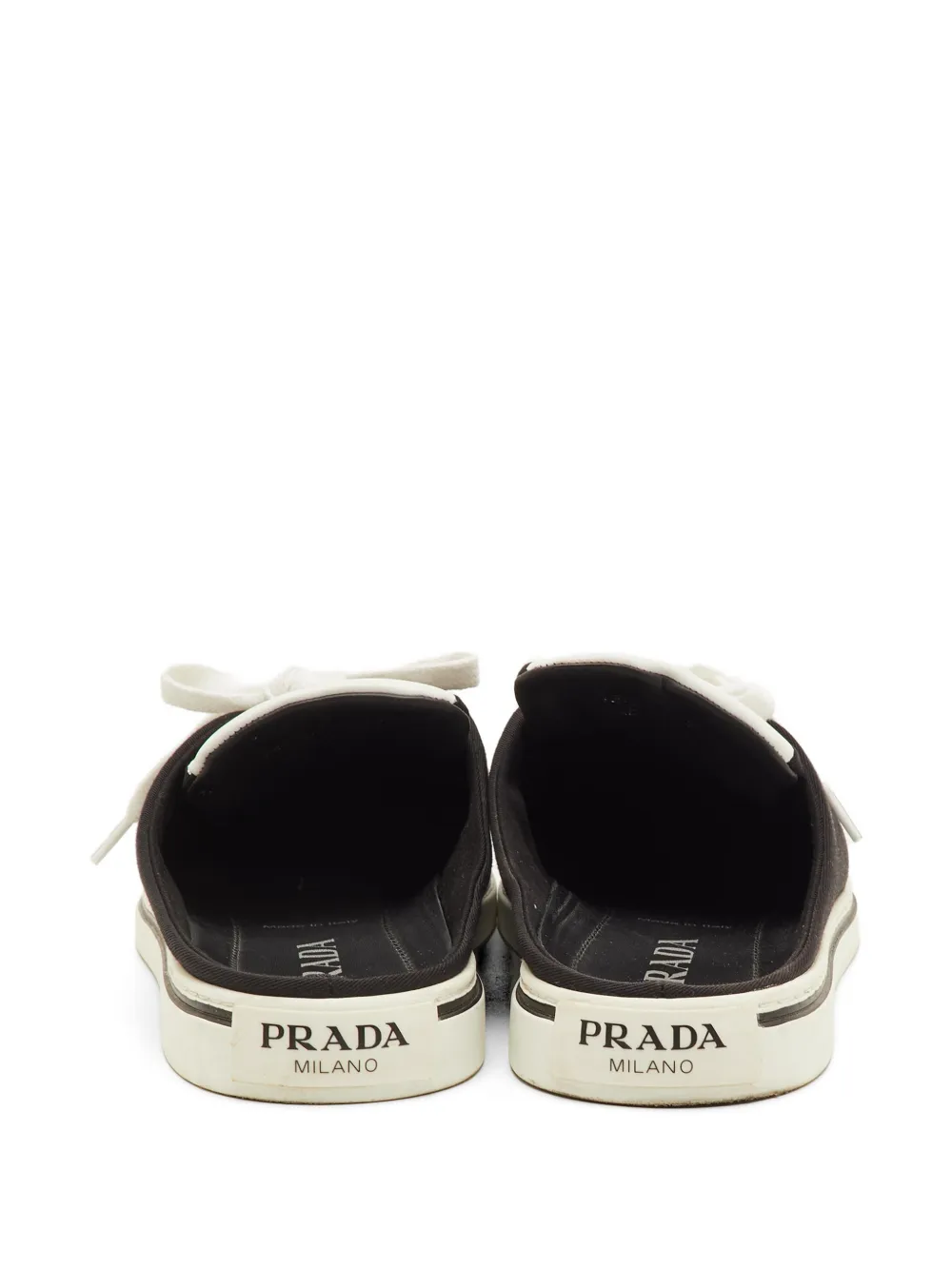 Prada Pre-Owned ポインテッドトゥ ミュール | ブラック | FARFETCH JP