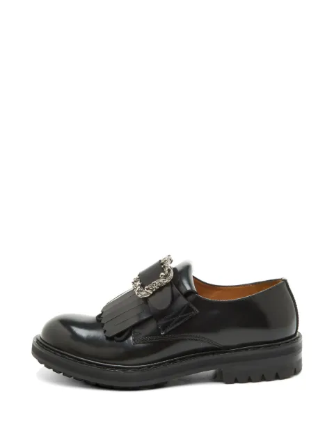 Alexander McQueen Pre-Owned 扣环流苏边德比鞋
