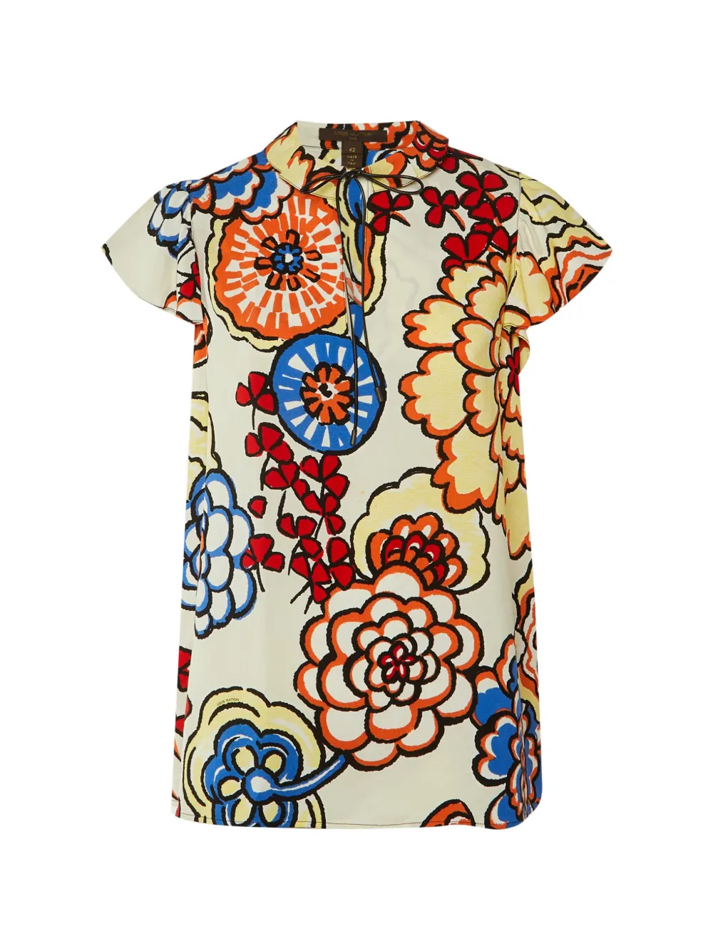 Louis Vuitton Pre-Owned floral-print top - Toni neutri