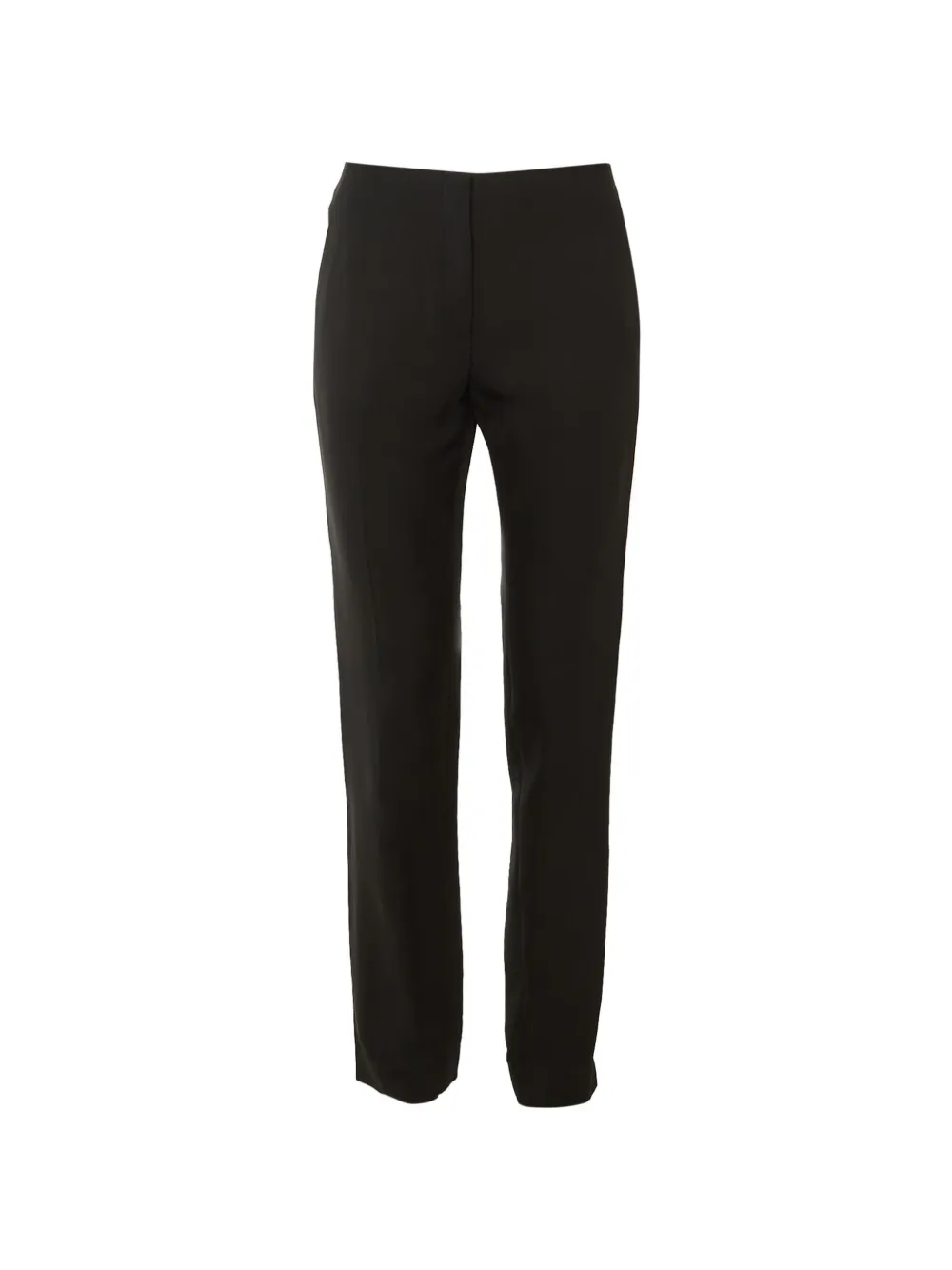 Pre-owned Dior Pressed-creases Tailored Trousers In Black