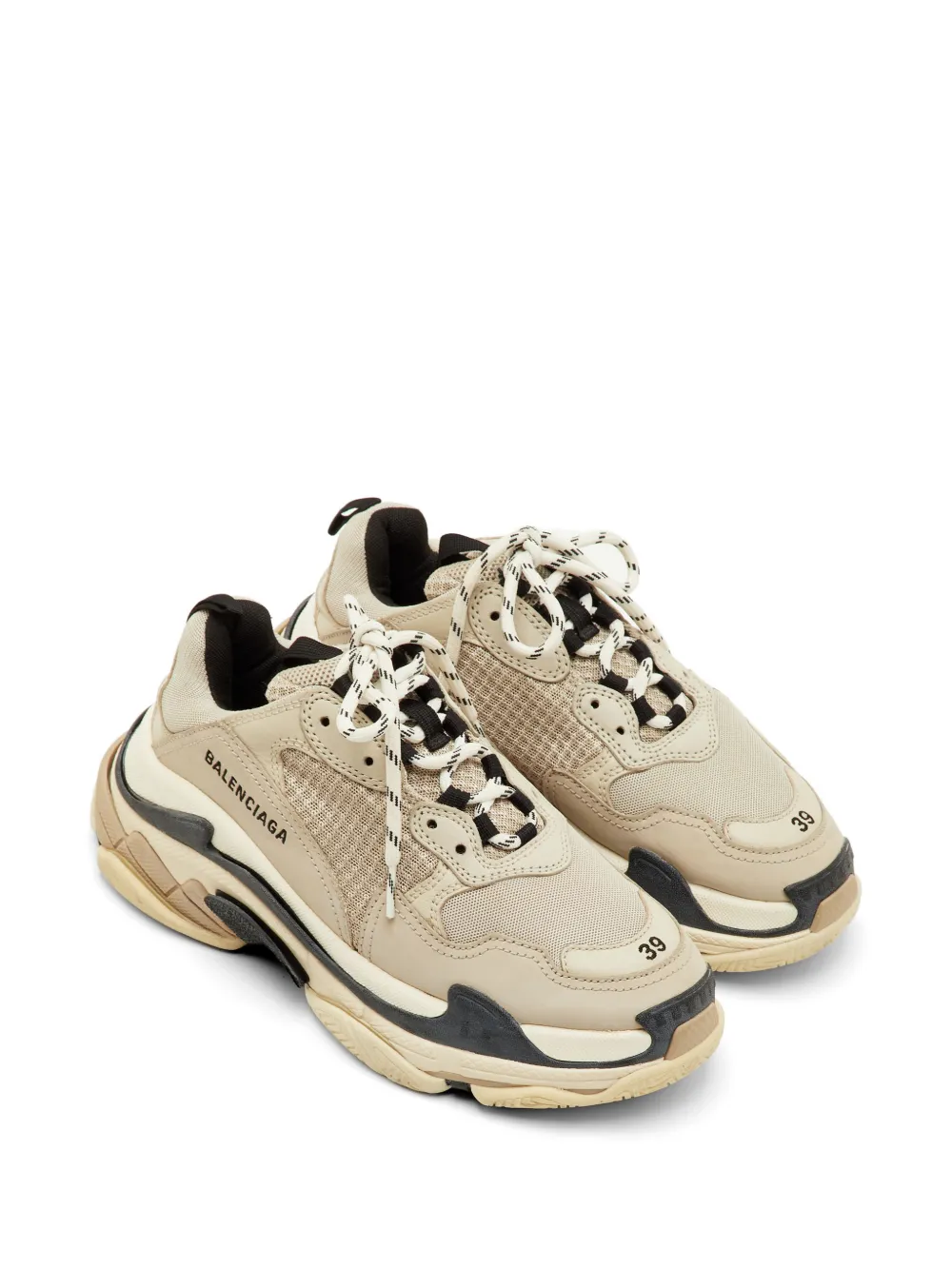 Balenciaga Pre-Owned Triple S low-top sneakers - Toni neutri