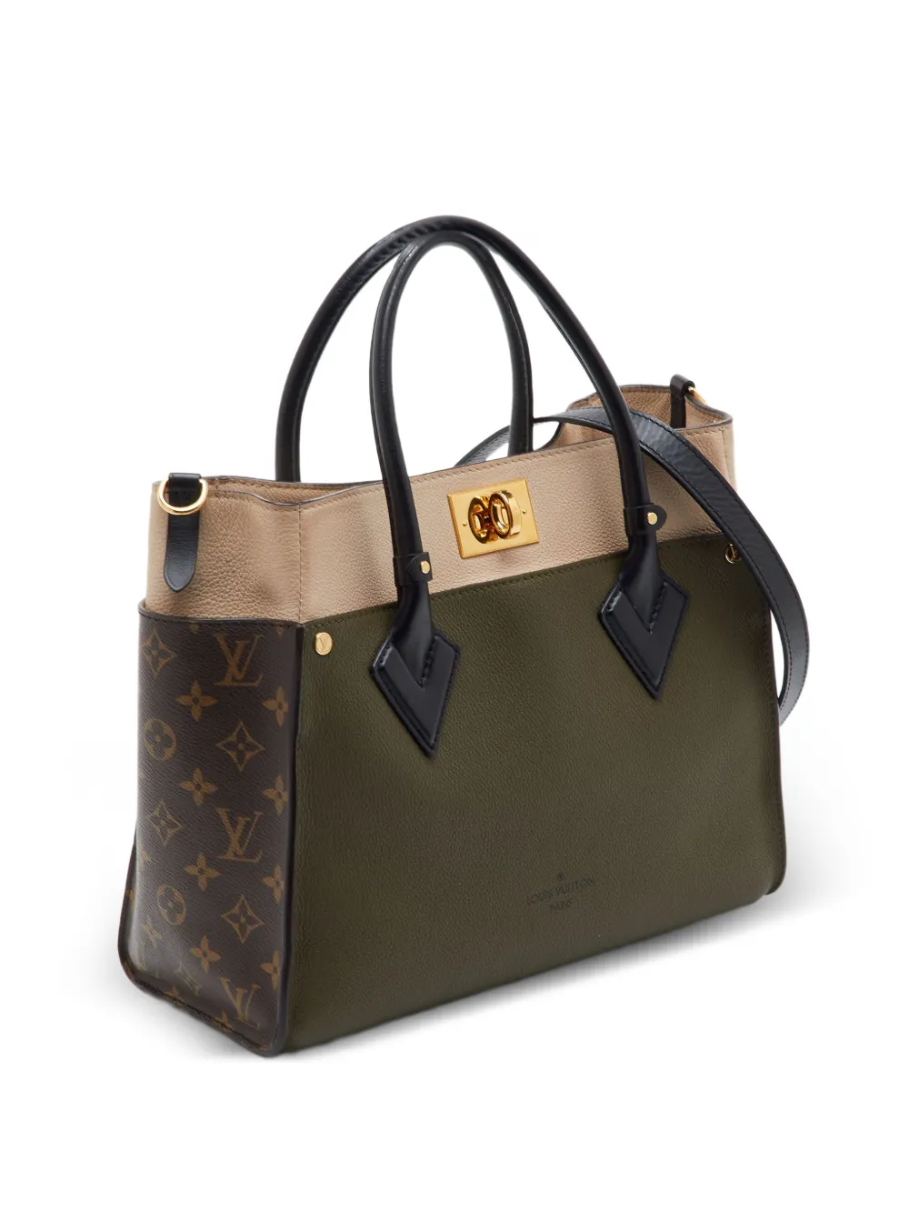 Louis Vuitton Pre-Owned MM On My Side monogram canvas tote bag - Grün