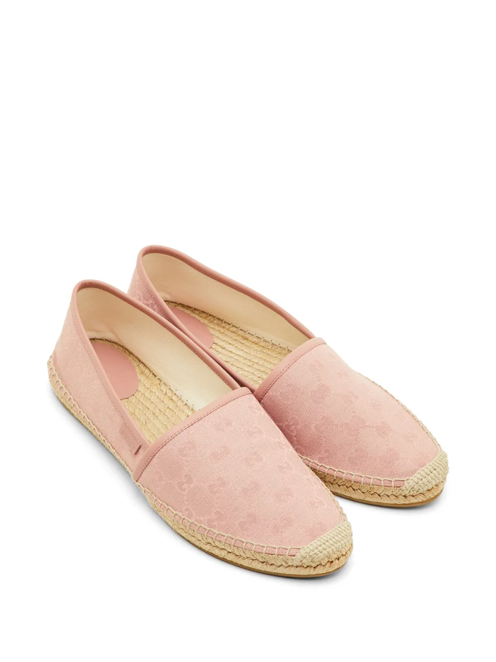 Gucci Pre-Owned Espadrille-Loafer aus GG Canvas - Rosa