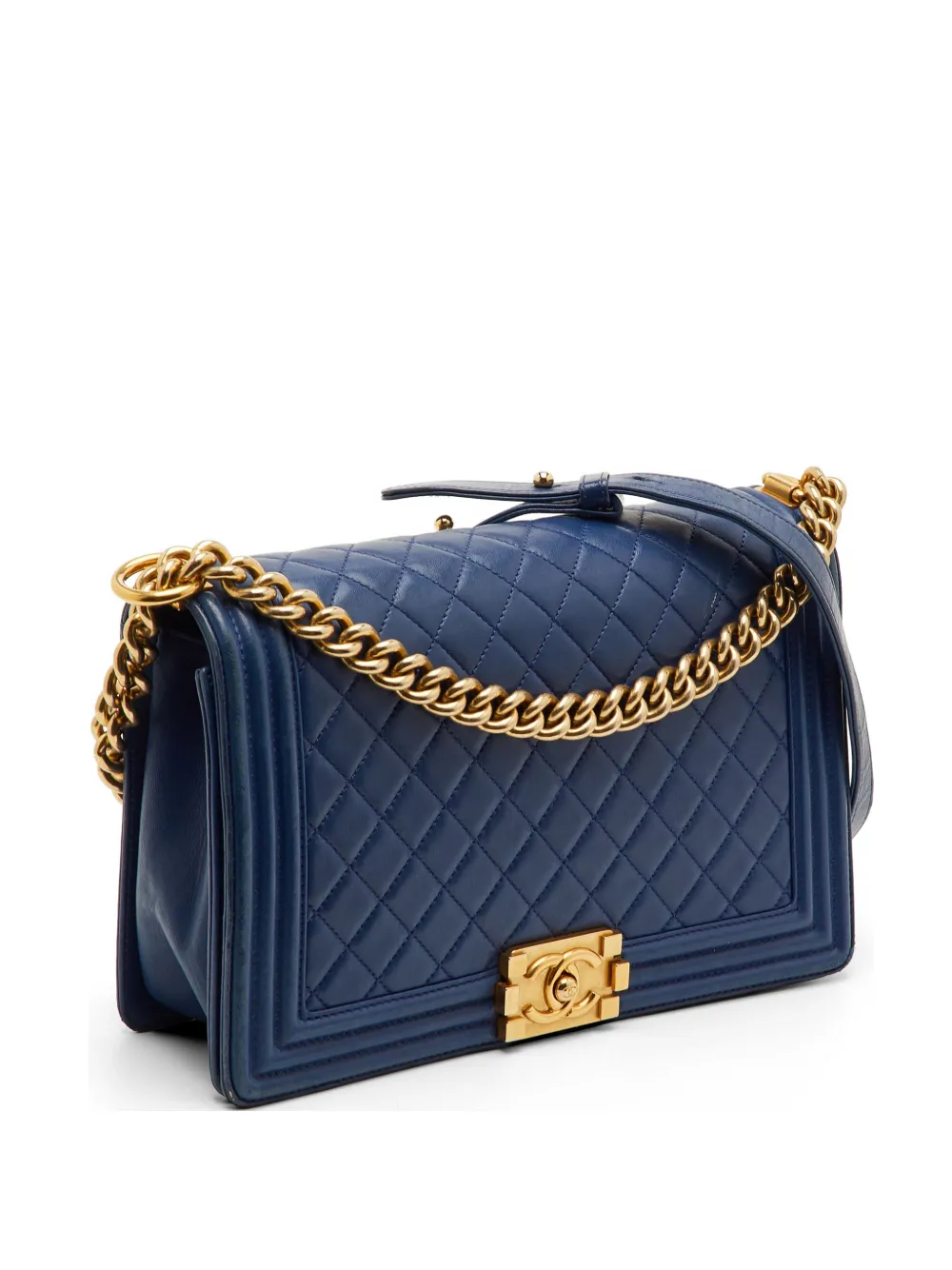 CHANEL Pre-Owned Boy quilted shoulder bag - Blau