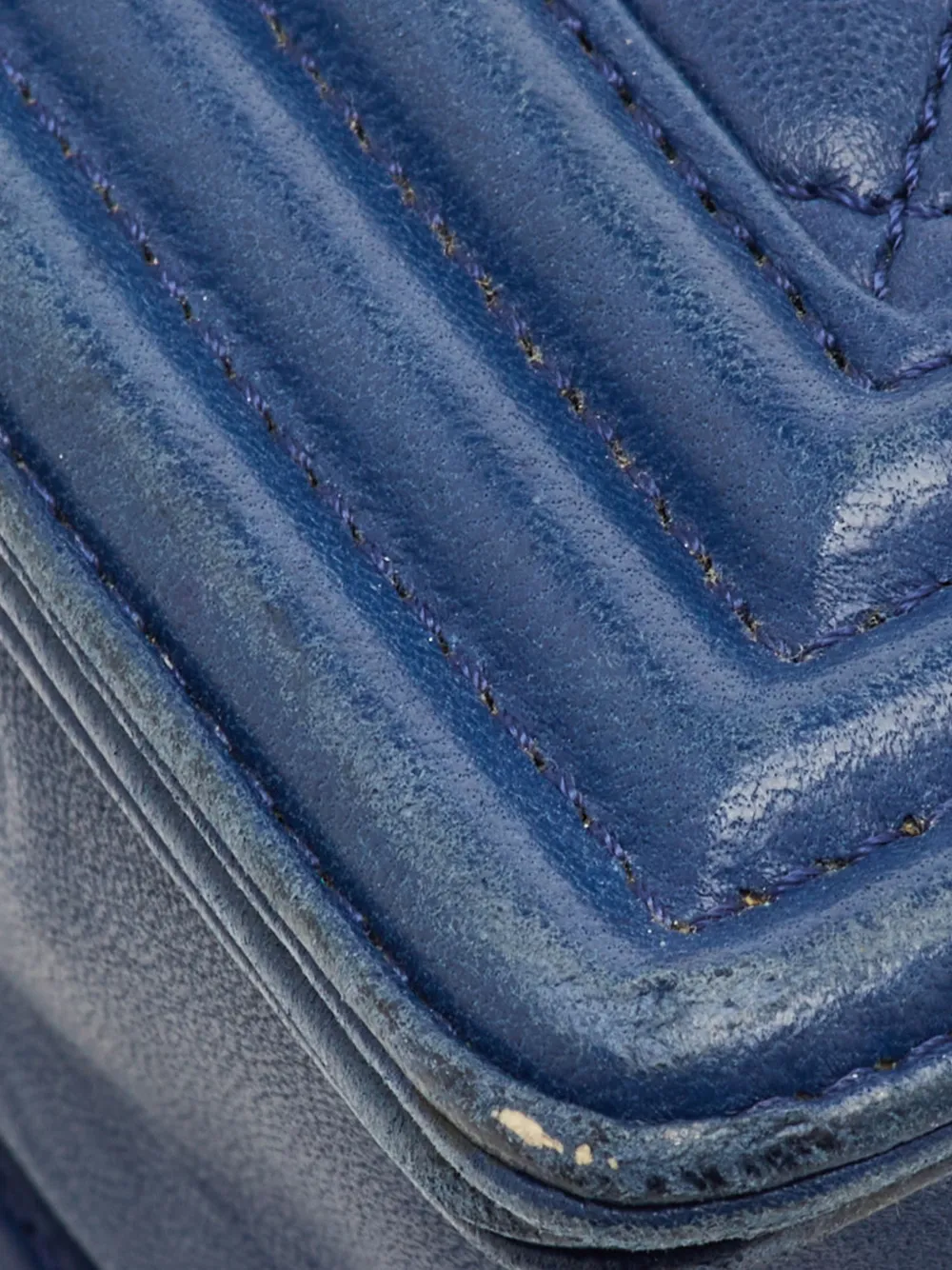 CHANEL Pre-Owned Boy gewatteerde schoudertas Blauw