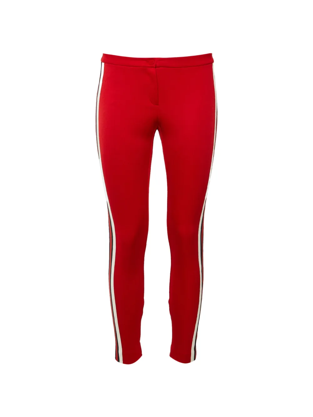 Gucci Pre-Owned stripe-detail slim-fit trousers - Red