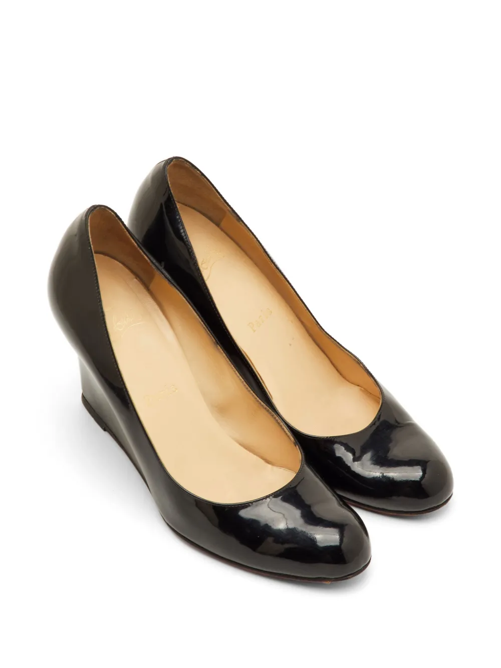 Christian Louboutin Pre-Owned Ron Ron wedge pumps in Black