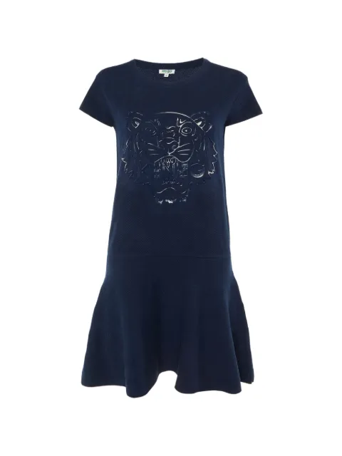 Kenzo Pre-Owned kort kjole med tigerapplikation