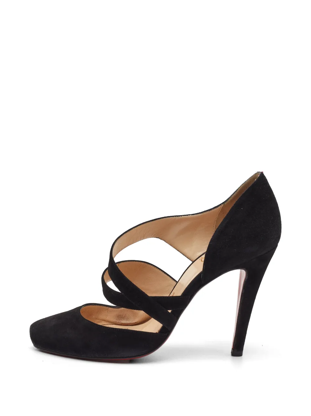 Christian Louboutin Pre-Owned Citoyenne suede pumps - Schwarz