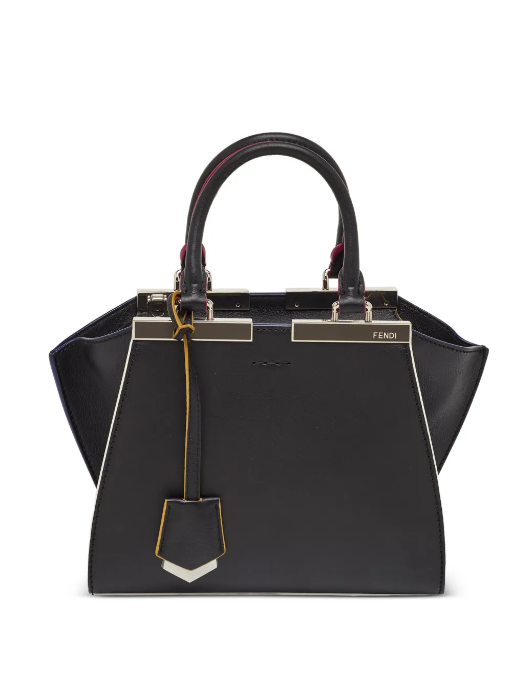 Fendi Pre-Owned Petite 3Jours leather tote bag - Nero