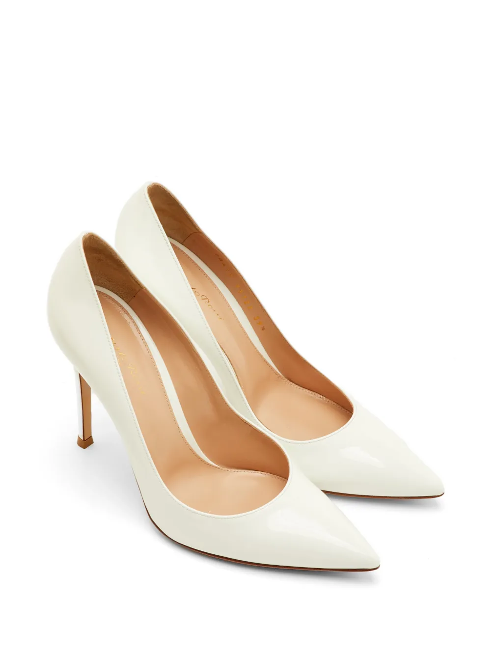 Gianvito Rossi Gianvito 105 pointed toe pumps - Weiß