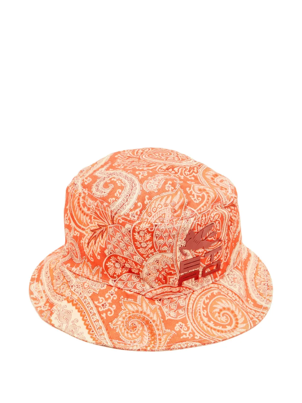 Etro Pre-Owned paisley-print bucket hat - Arancione