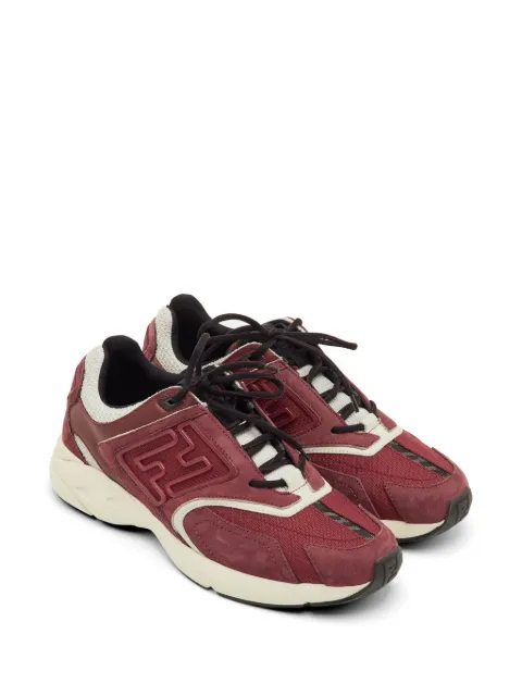 Fendi Pre-Owned Faster panelled sneakers