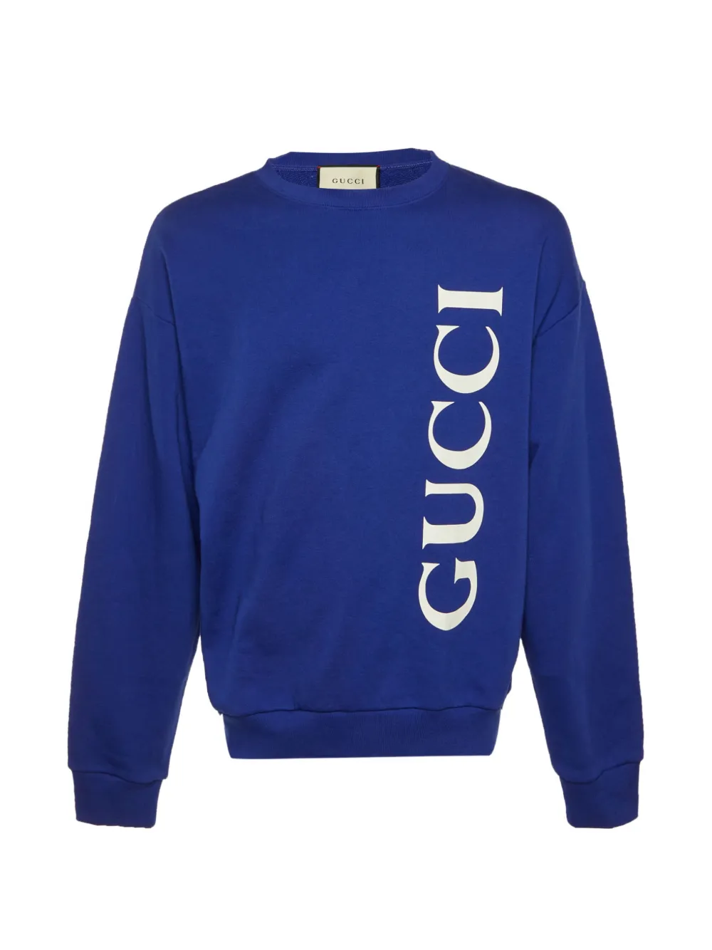 Gucci Pre-Owned logo-print sweatshirt - Blu