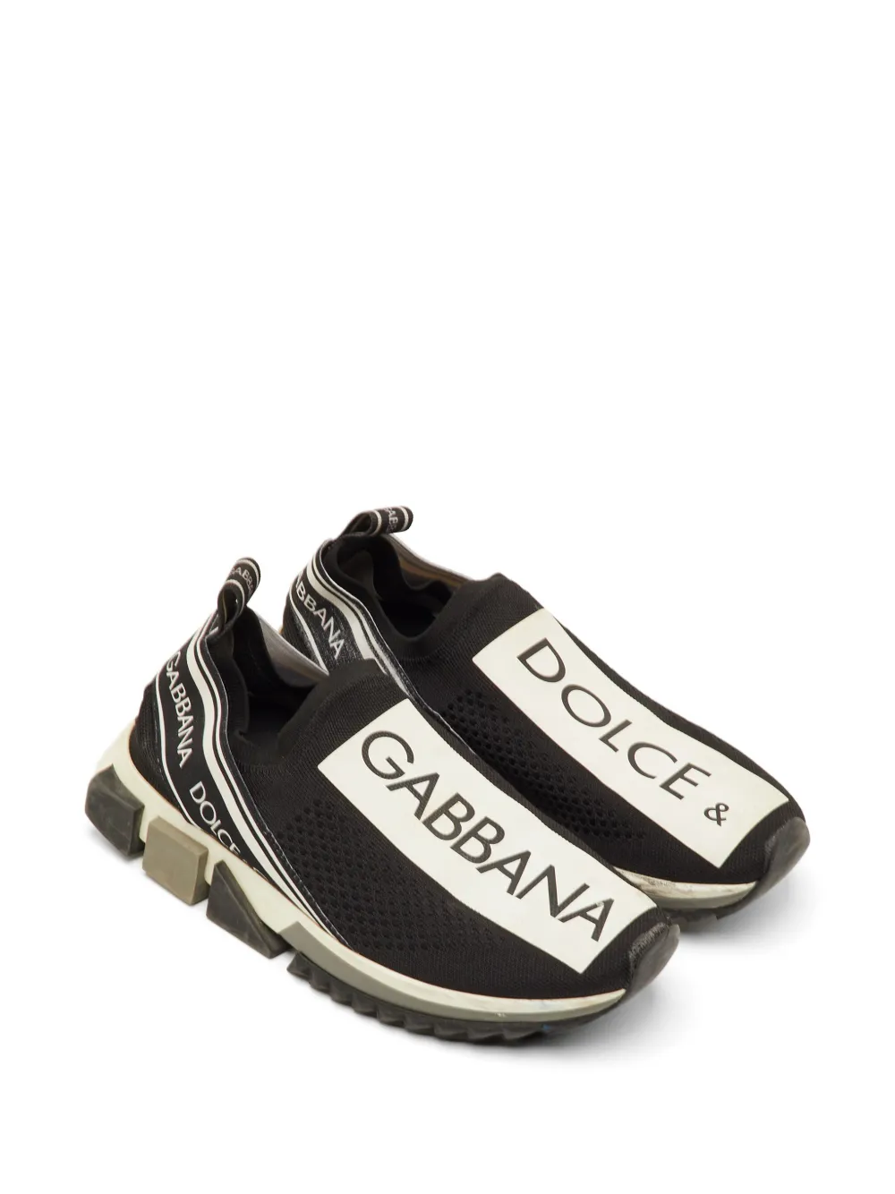 Dolce & Gabbana Pre-Owned Sorrento slip-on sneakers - Nero
