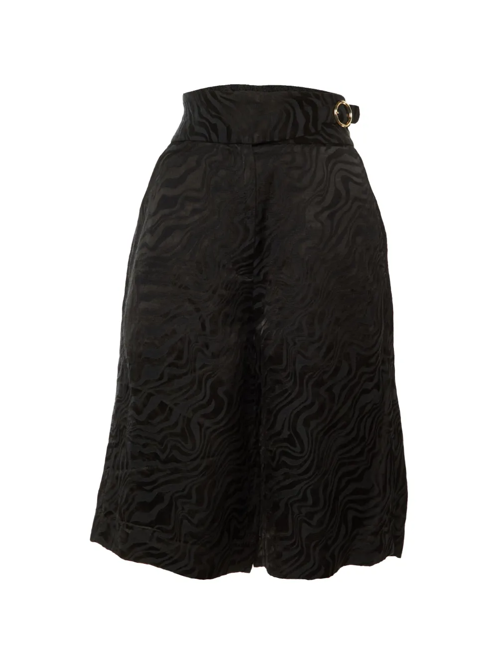 SANDRO jacquard culottes - Nero