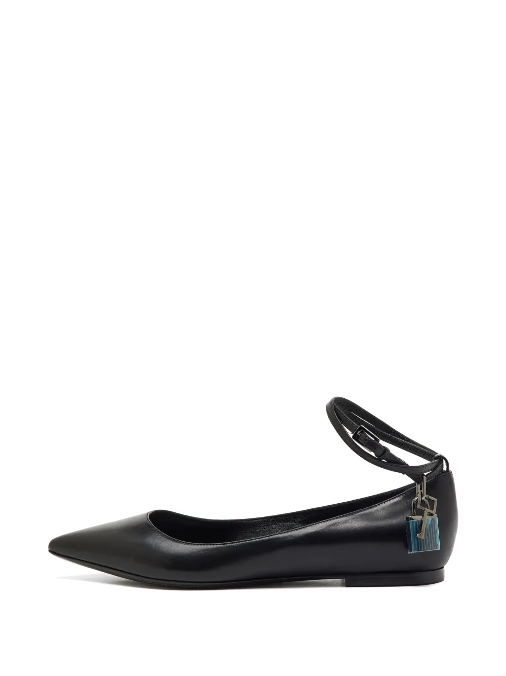 Tom Ford Vintage ankle-wrap ballet flats - Black