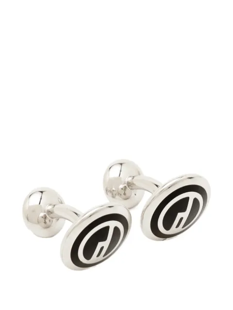 Dunhill logo-inlay cufflinks