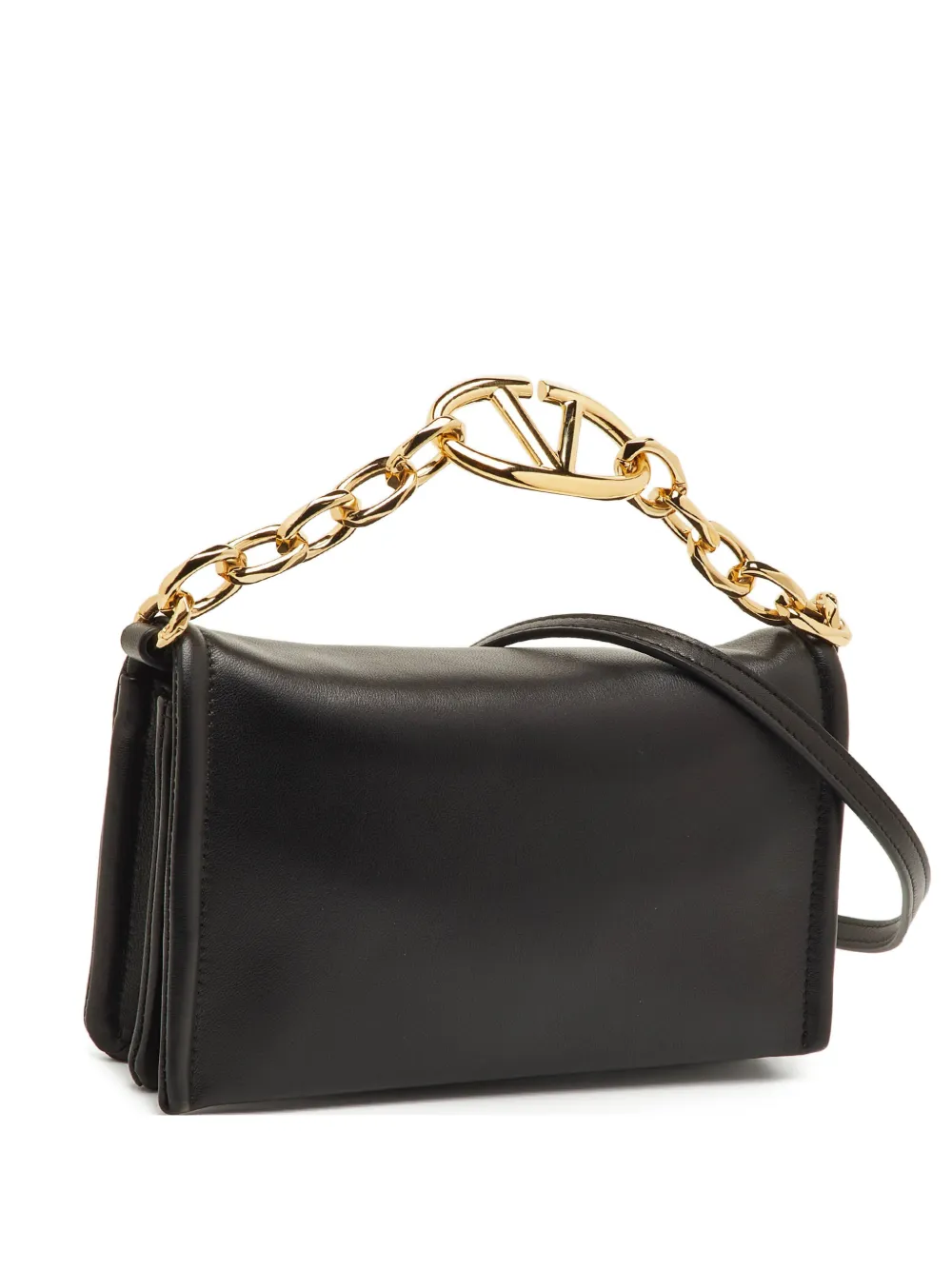 Valentino Garavani Pre-Owned VLogo chain shoulder bag - Nero
