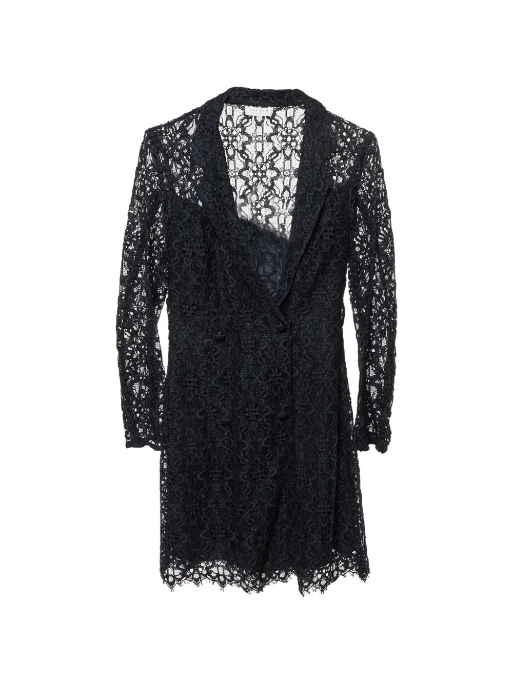 SANDRO Nanie lace dress - Nero