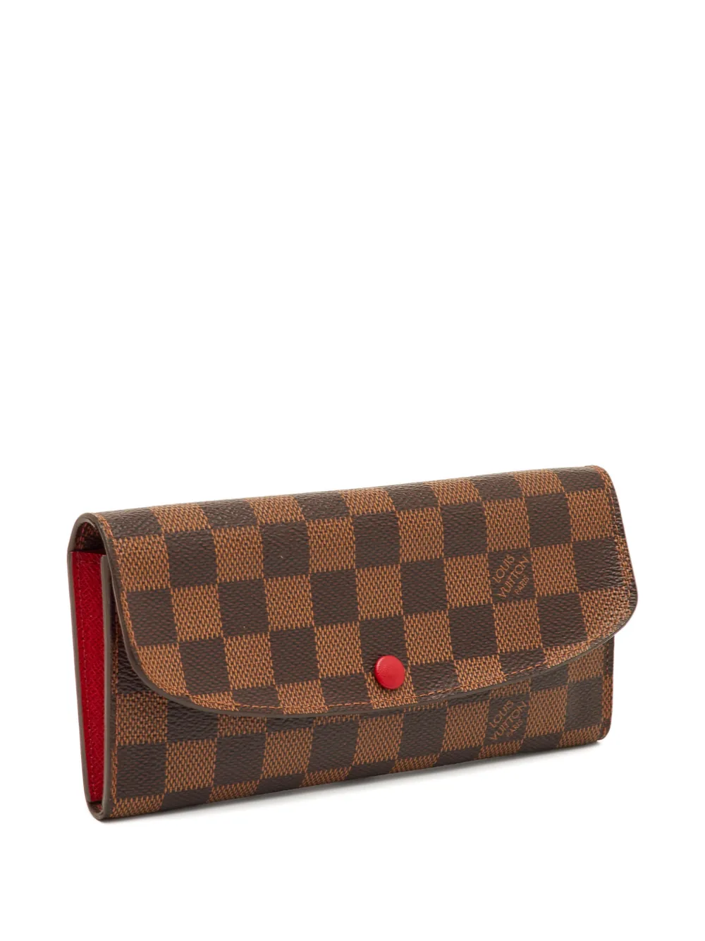 Louis Vuitton Pre-Owned 2015 Emilie Damier Ebene wallet - Braun