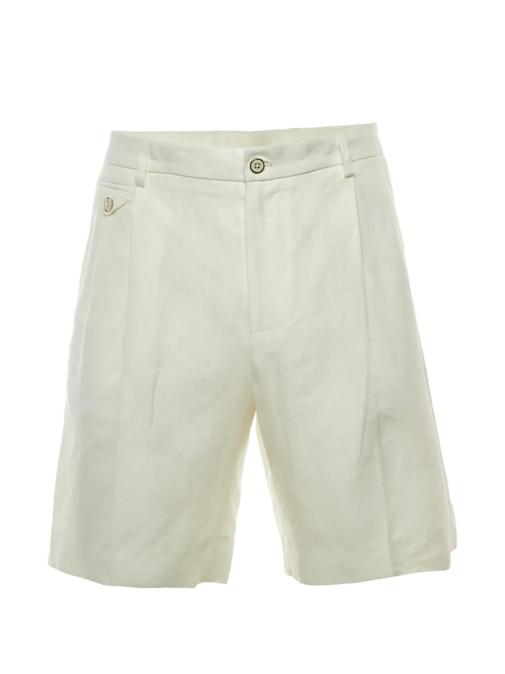 Dolce & Gabbana Pre-Owned linen shorts - Bianco