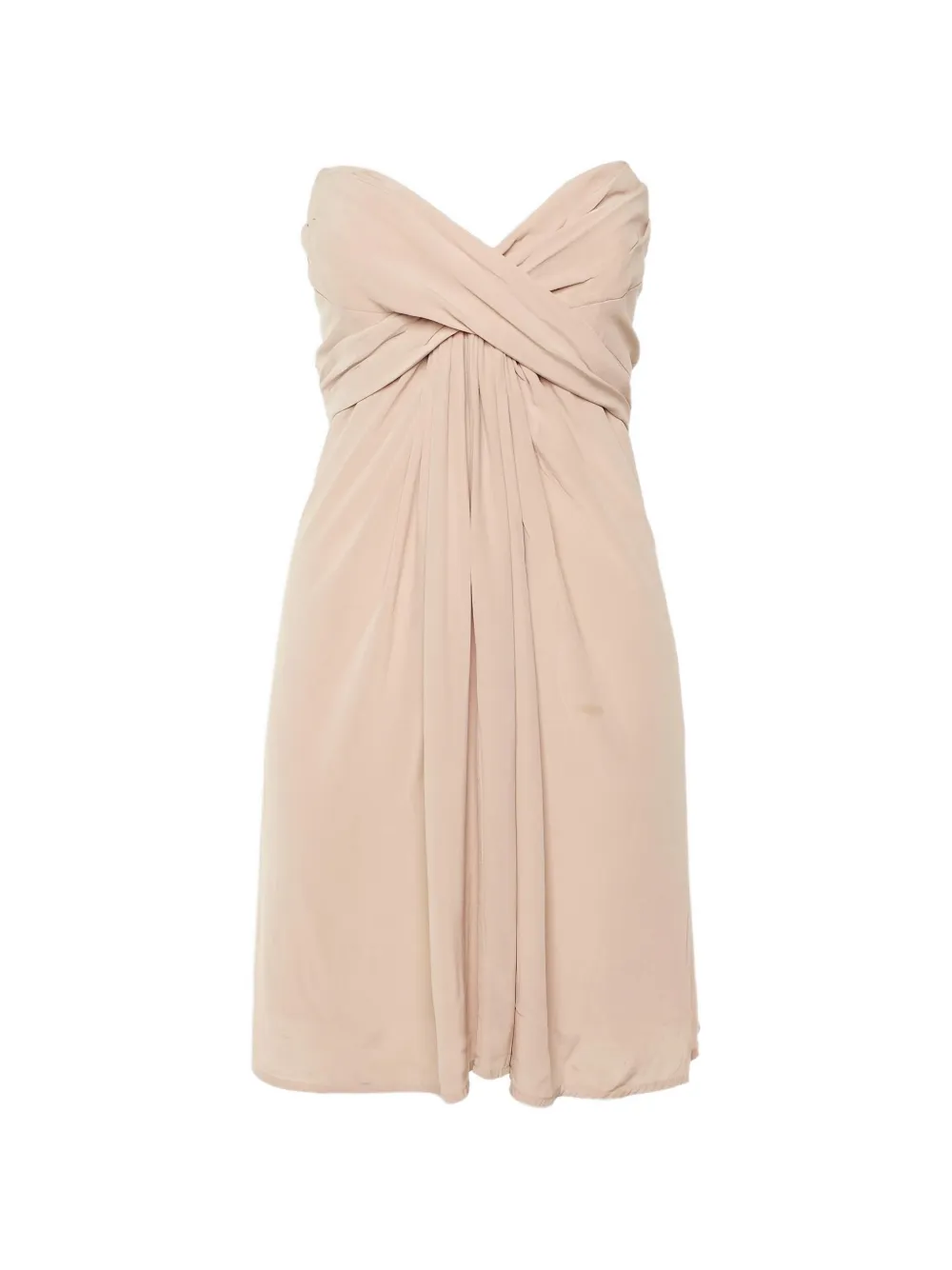ZIMMERMANN cross-over strapless mini dress - Pink