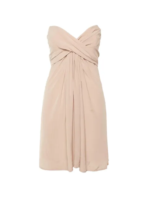 ZIMMERMANN cross-over strapless mini dress