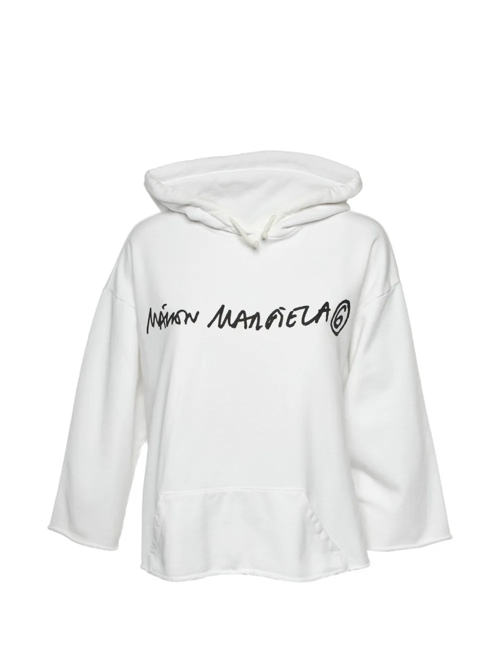 Maison Martin Margiela Pre-Owned logo-print hoodie - Bianco