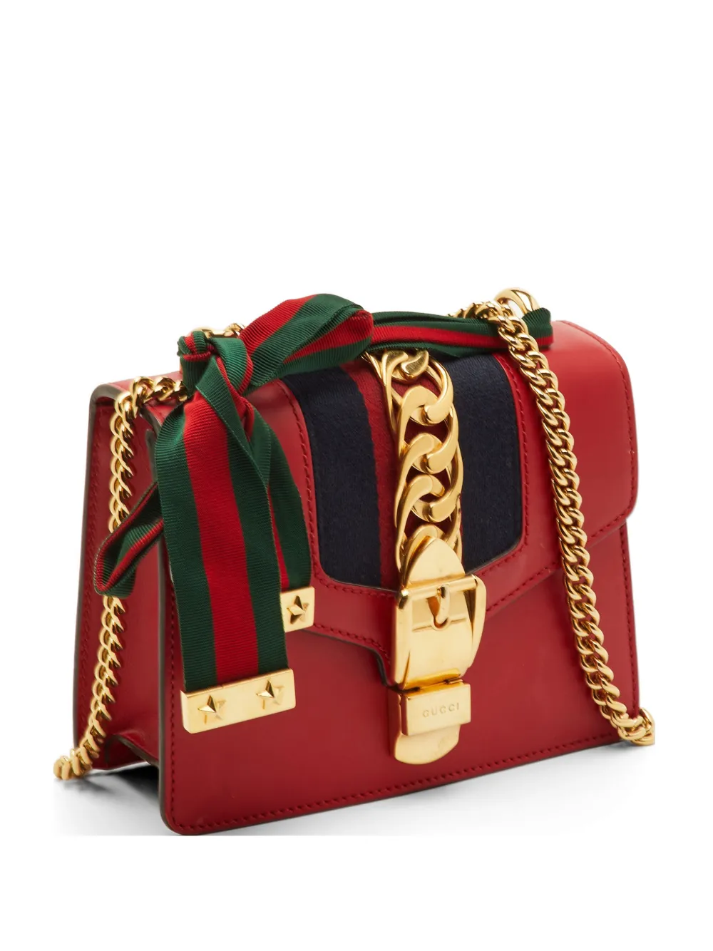 Gucci Pre-Owned mini Sylvie Web shoulder bag - Rosso