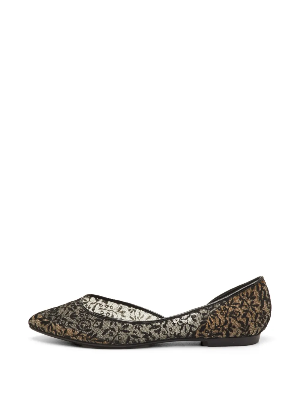 Bottega Veneta Pre-Owned patent leather ballet flats - Schwarz