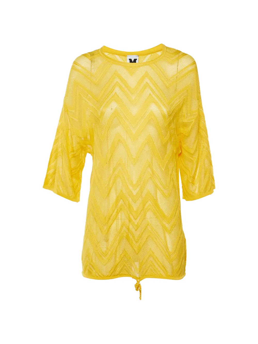 Missoni Pre-Owned chevron knit top - Giallo