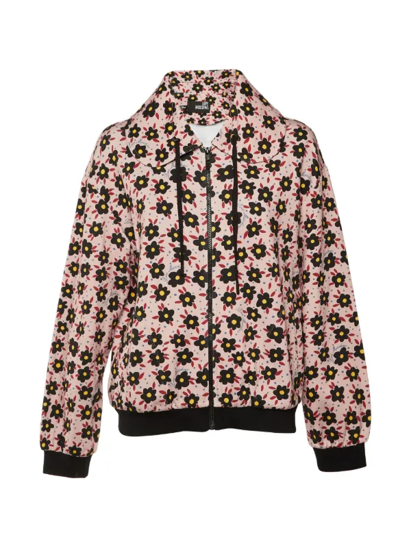 Love Moschino フローラル ジップジャケット | ピンク | FARFETCH JP