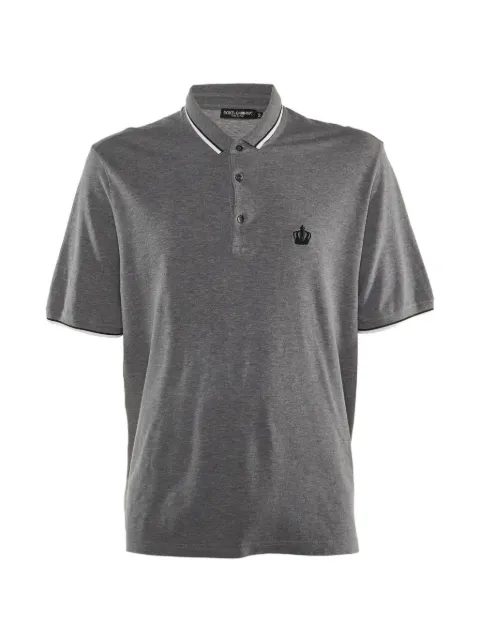 Dolce & Gabbana Pre-Owned polo à manches longues brodé