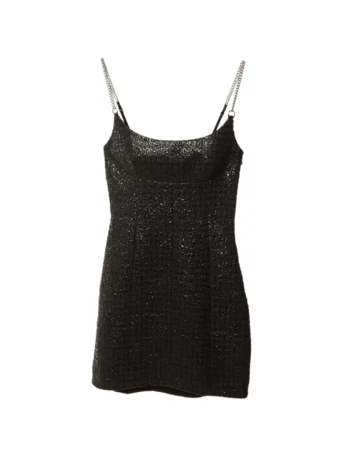 Pre-Owned Alexander Wang chain-strap textured mini dress