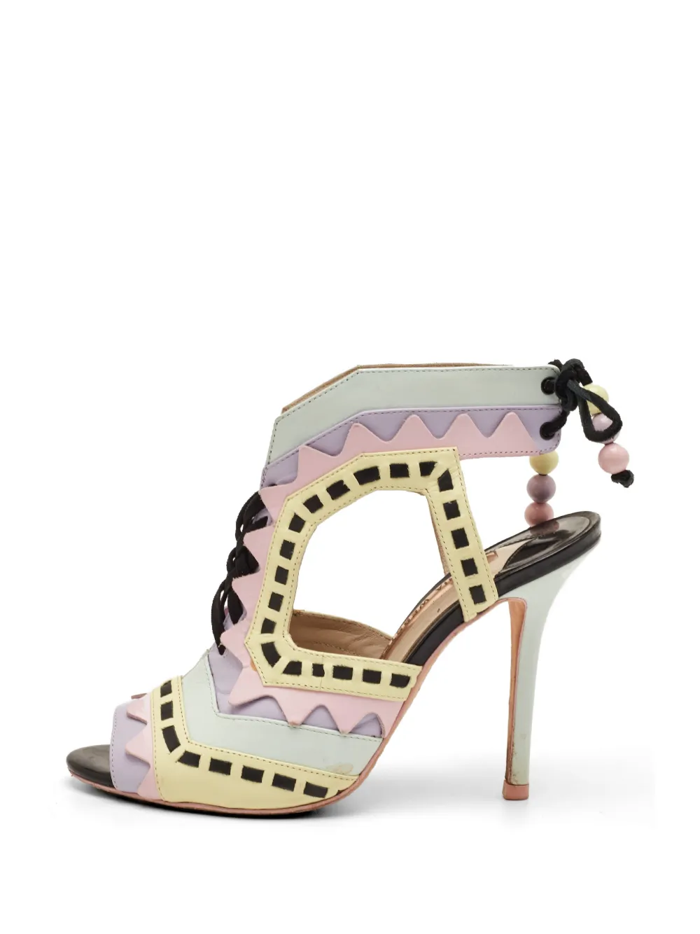 Sophia Webster Riko cut-out sandals - Blau