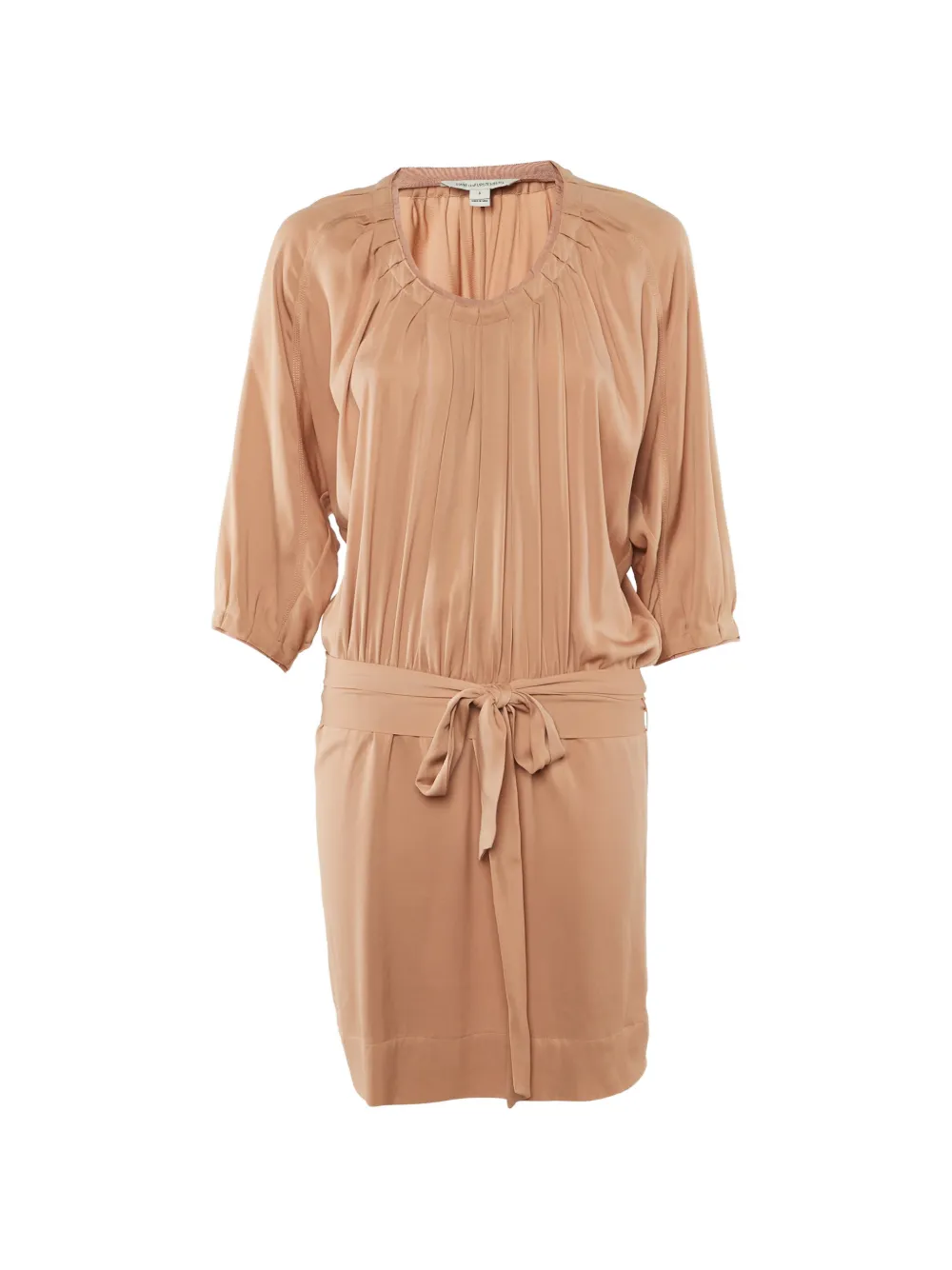 Diane Von Furstenberg Vintage Kaipo belted mini dress - Toni neutri