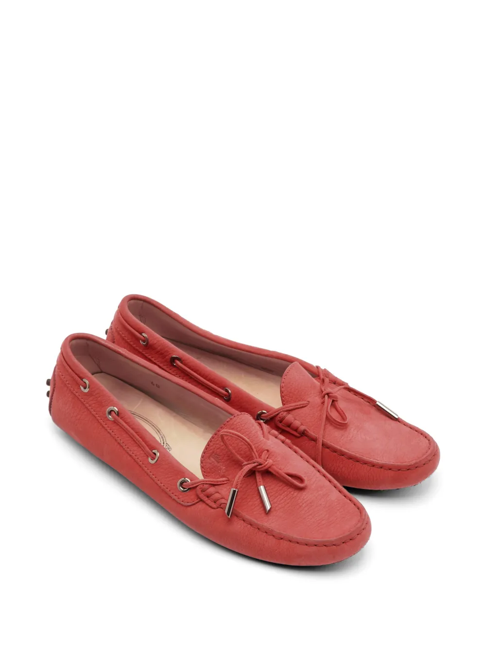 Tod's Vintage Gommino leather loafers - Rot