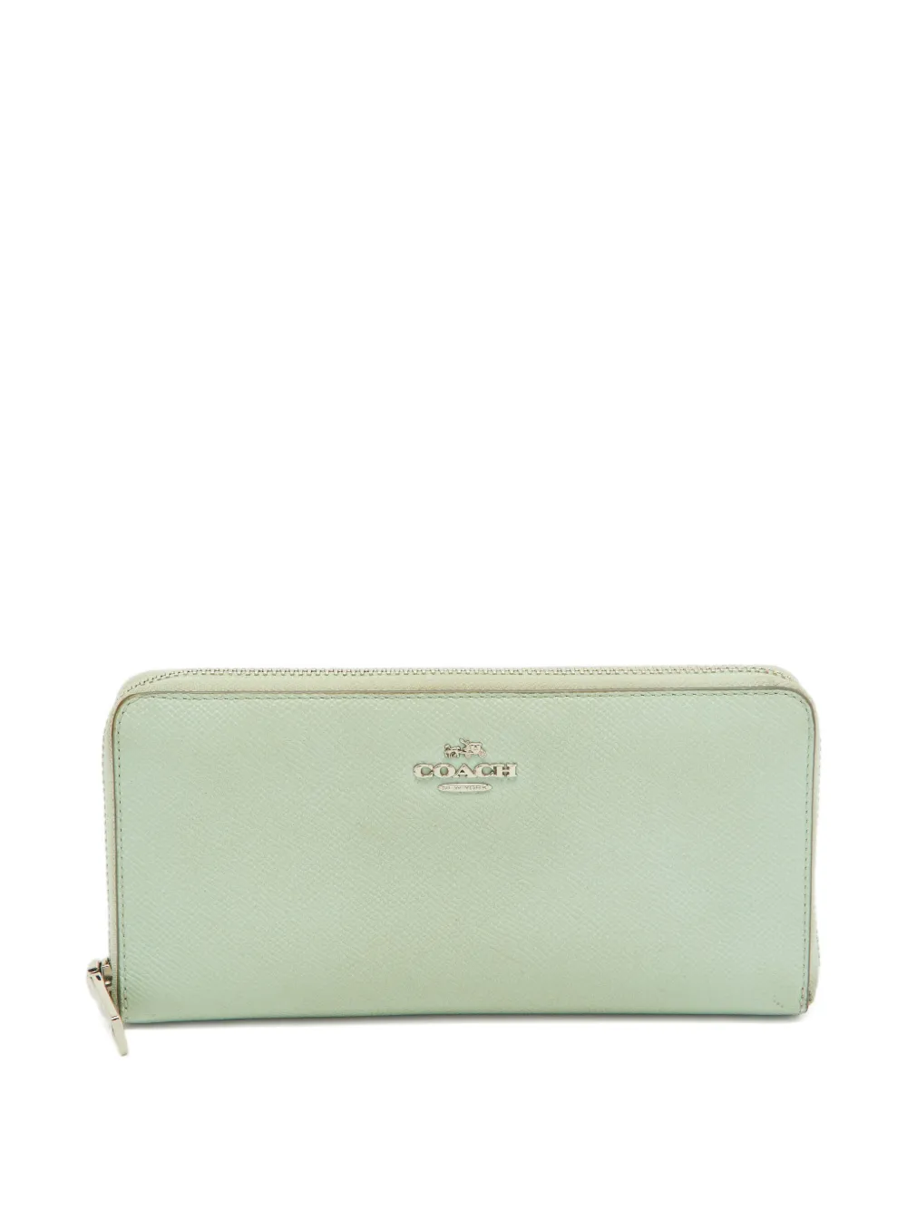 Coach zip-around leather wallet - Grün