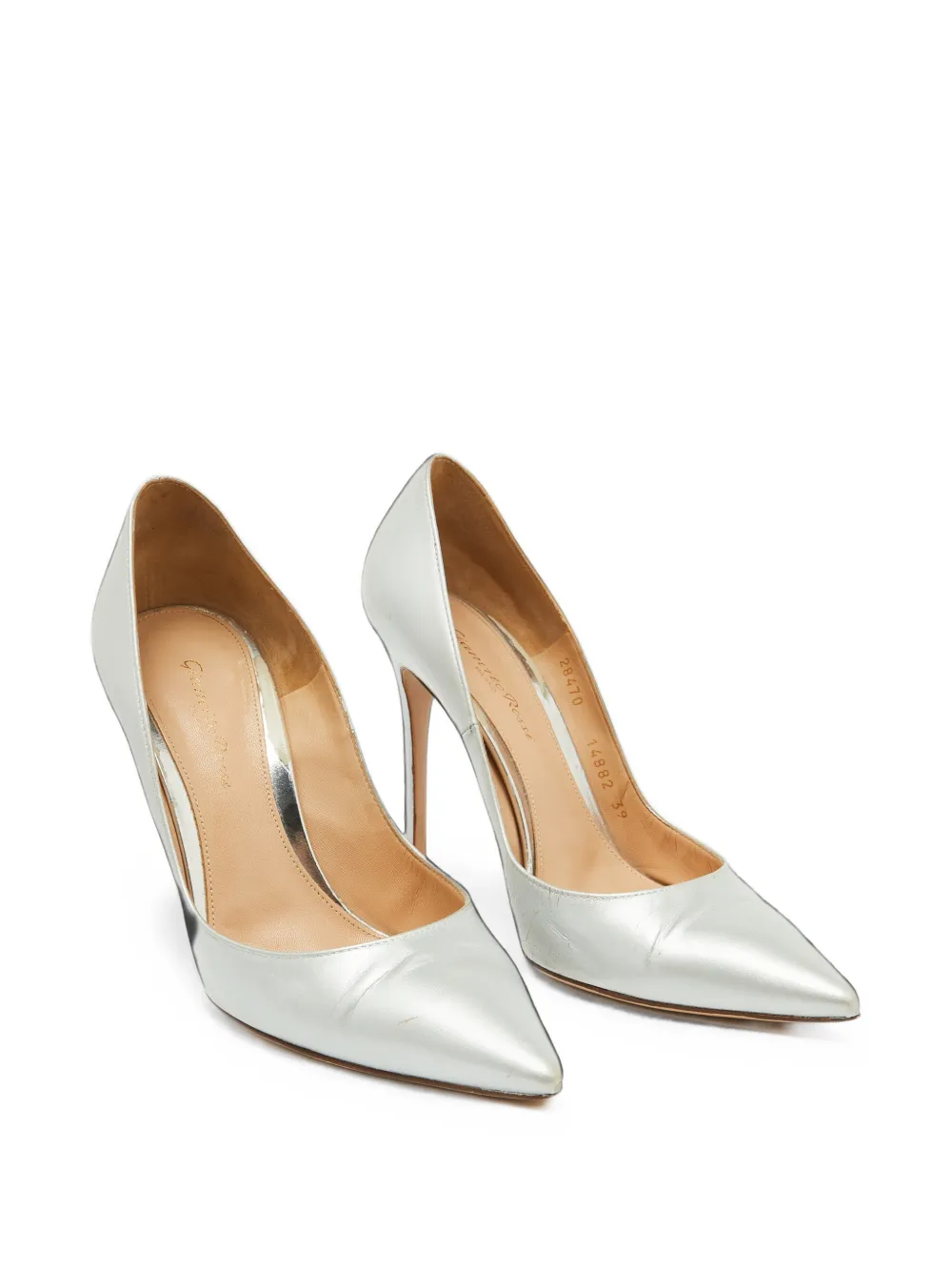 Gianvito Rossi Gianvito pointed-toe pumps - Silber