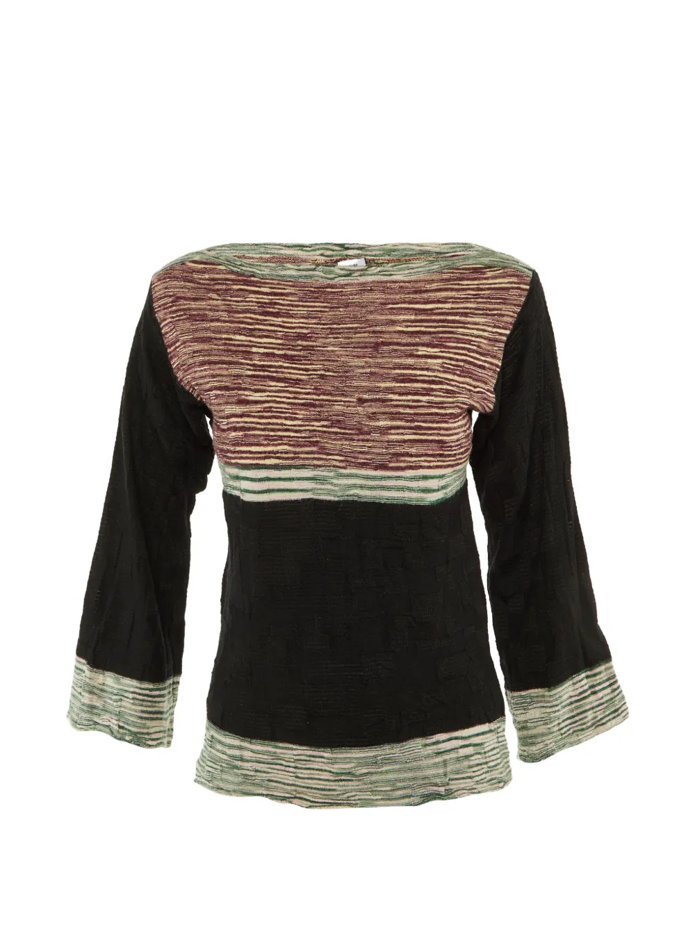 Missoni Pre-Owned striped sweater - Nero