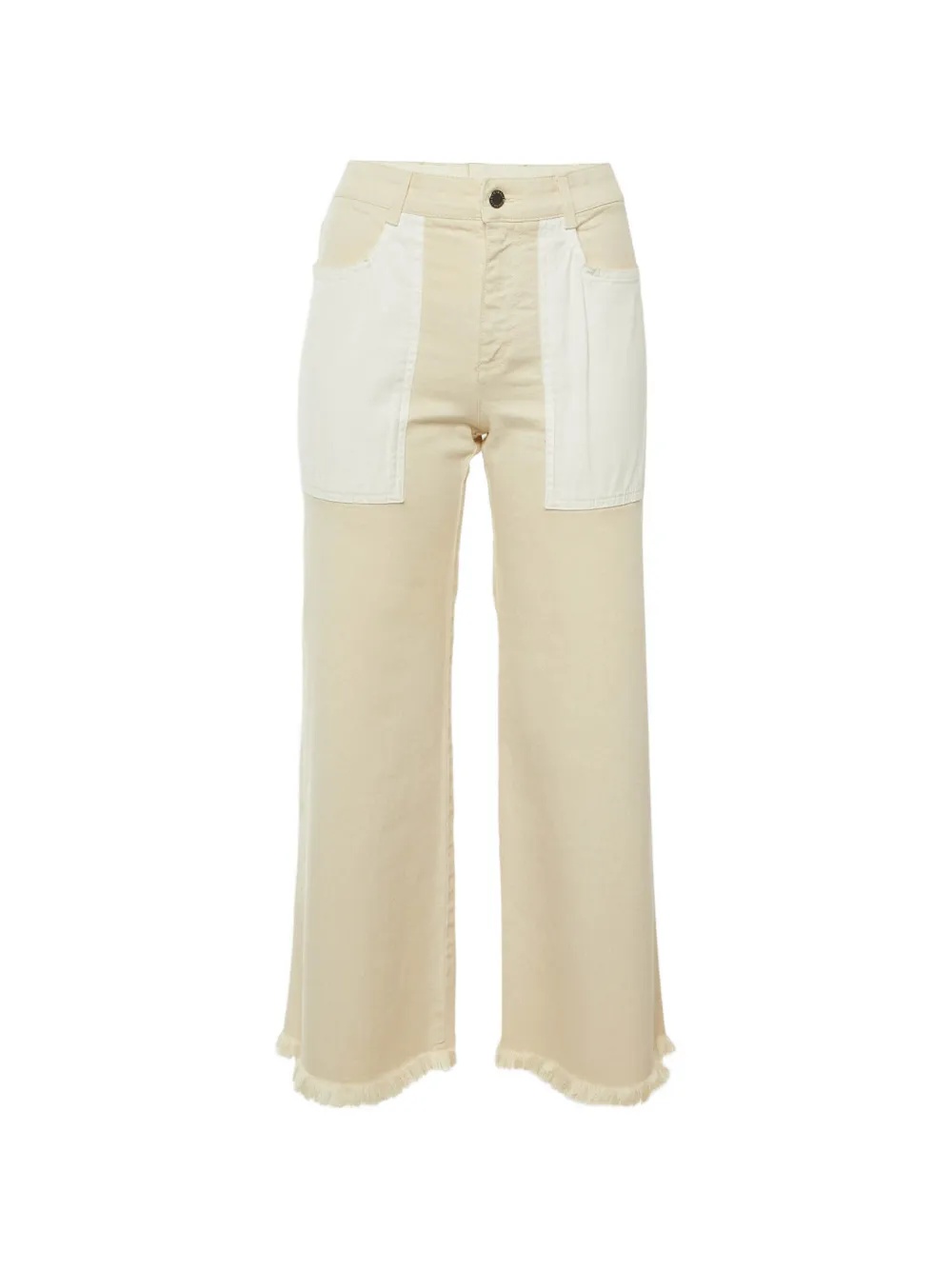 Stella McCartney Pre-Owned frayed-hem jeans - Toni neutri