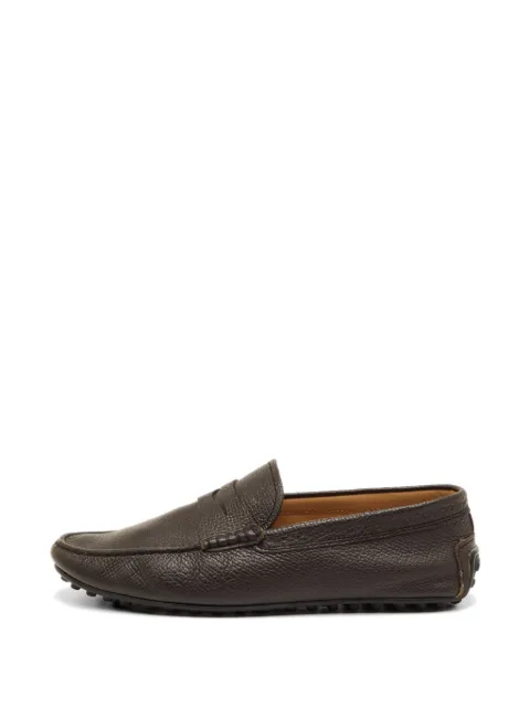 Tod's Vintage slip-on leather loafers